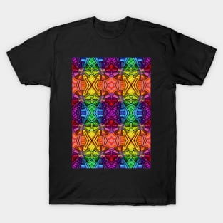 Psychedelic Abstract colourful work 80 T-Shirt